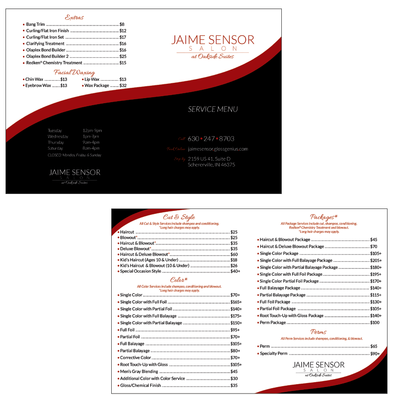 JSS Service Menu