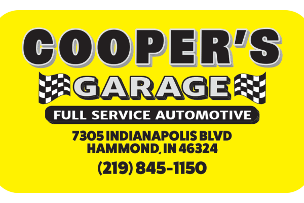 Cooper's Garage Business Card