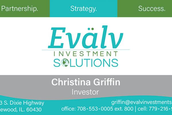 Evälv Business Card