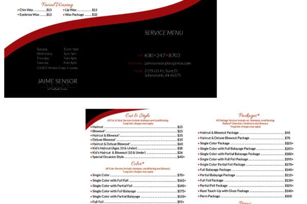 JSS Service Menu